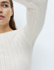 2pk Pointelle Crew Neck Long Sleeve Tops