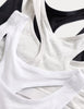 3pk Cotton with Stretch Racer Crop Tops (6-16 Yrs)