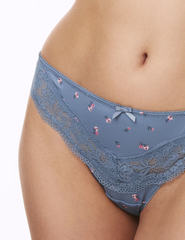 3pk Lace Trim Thongs
