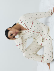 Cotton Modal Printed Revere Pyjama Set