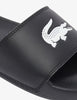Leather Flat Footbed Sliders