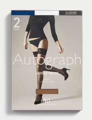 2pk 10 Denier Ladder Resist Matt Hold-Ups