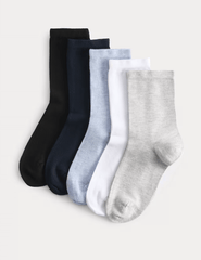 5pk Super Soft Ankle High Socks