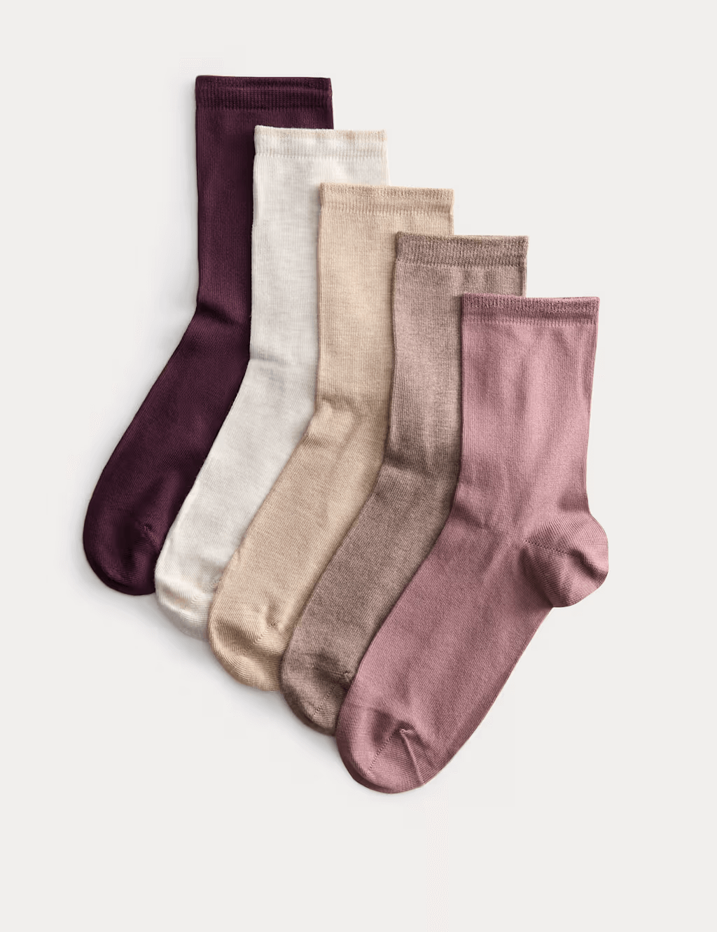 5pk Super Soft Ankle High Socks