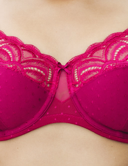 Amelia Lace Wired Full Cup Bra (F-J)