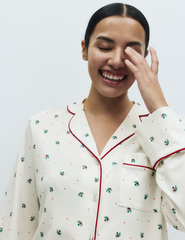 Cotton Modal Printed Revere Pyjama Set