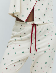 Cotton Modal Printed Revere Pyjama Set