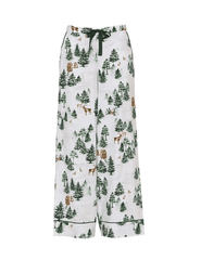 Cotton Rich Alpine Print Pyjama Bottoms