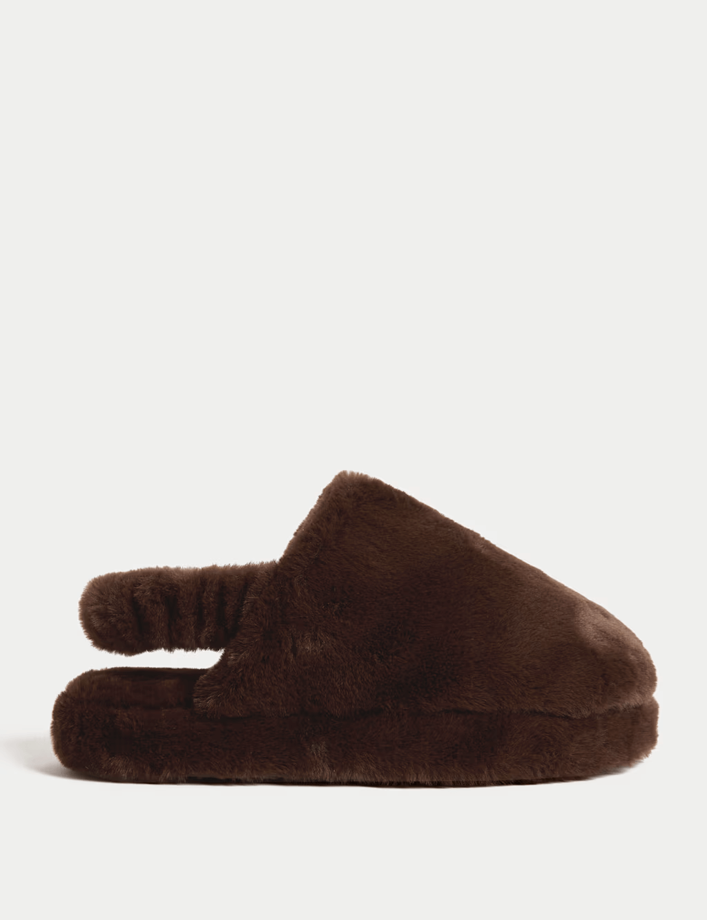 Faux Fur Mule Slippers