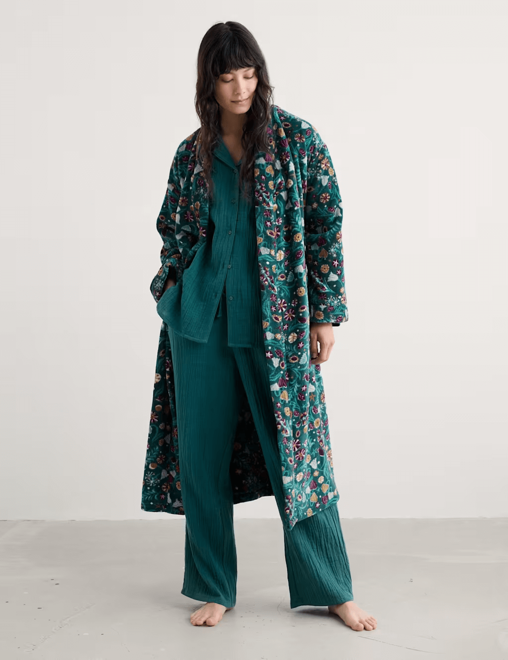 Floral Dressing Gown