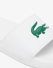 Leather Flat Footbed Sliders