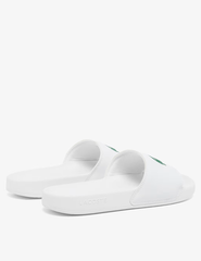 Leather Flat Footbed Sliders