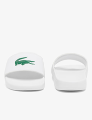 Leather Flat Footbed Sliders