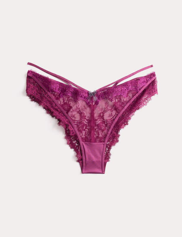 Magda Embroidered Thong