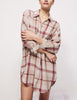 Pure Cotton Checked Nightshirt