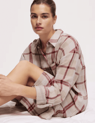 Pure Cotton Checked Nightshirt