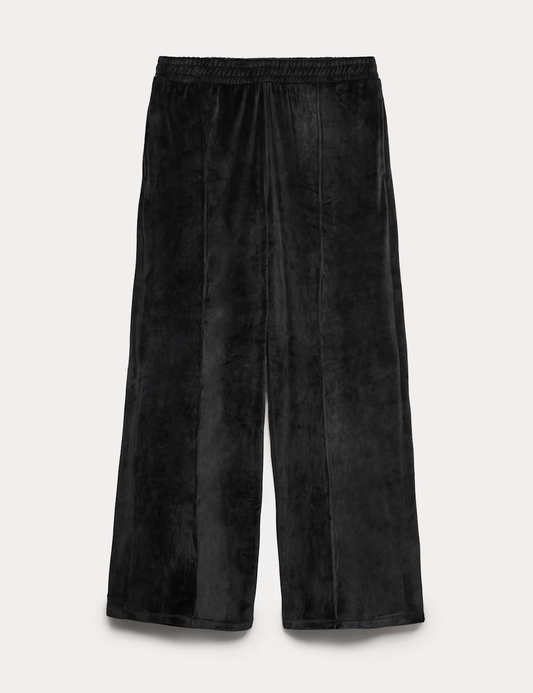 Velour Flare Lounge Bottoms